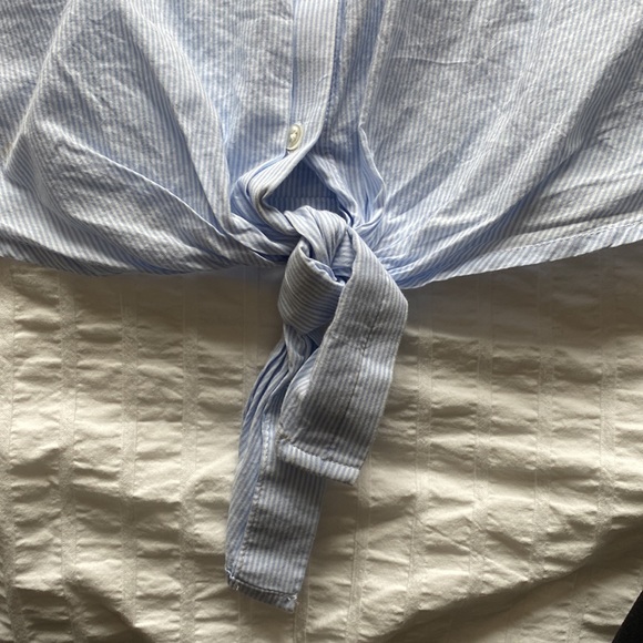 Aritzia Community Front Tie Blouse - Picture 5 of 7